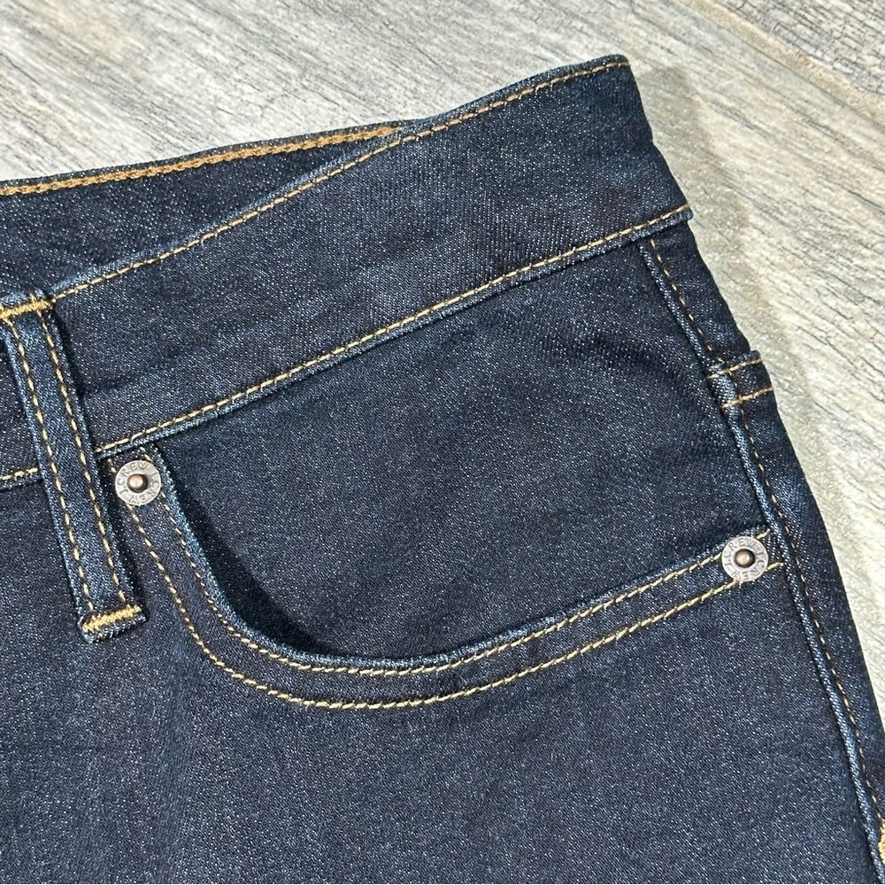 NWT J. CREW 10” High Rise Skinny Dark Wash Signature Stretch 32 Petite - Picture 6 of 12